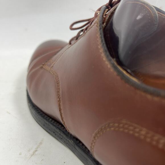 ALDEN x BROOKS BROTHERS Shoes 7.5 Leather Straight Tip Blucher 0972 Oxford Brown main image 10